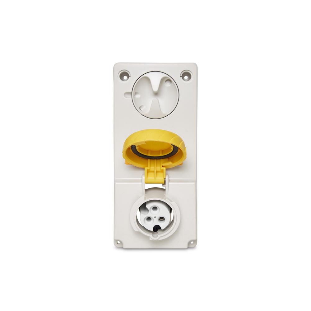 Tom Bloq Emb Quasar 2P+T 32A 110/130V 4H Am Ip65 Steck Qua3244B