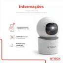 Câmera De Segurança Interna 360° Ptz Wi-Fi 2Mp Steck Ambiente Conectado, Scam3Bs1 3