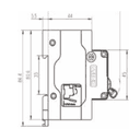 Disjuntor Trifásico 125A 3P CURVA C 10KA Steck SDD3C125 4