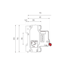 Disjuntor Serie Sd62 16A 2P Curva C 3Ka Steck Sdd62C16 9
