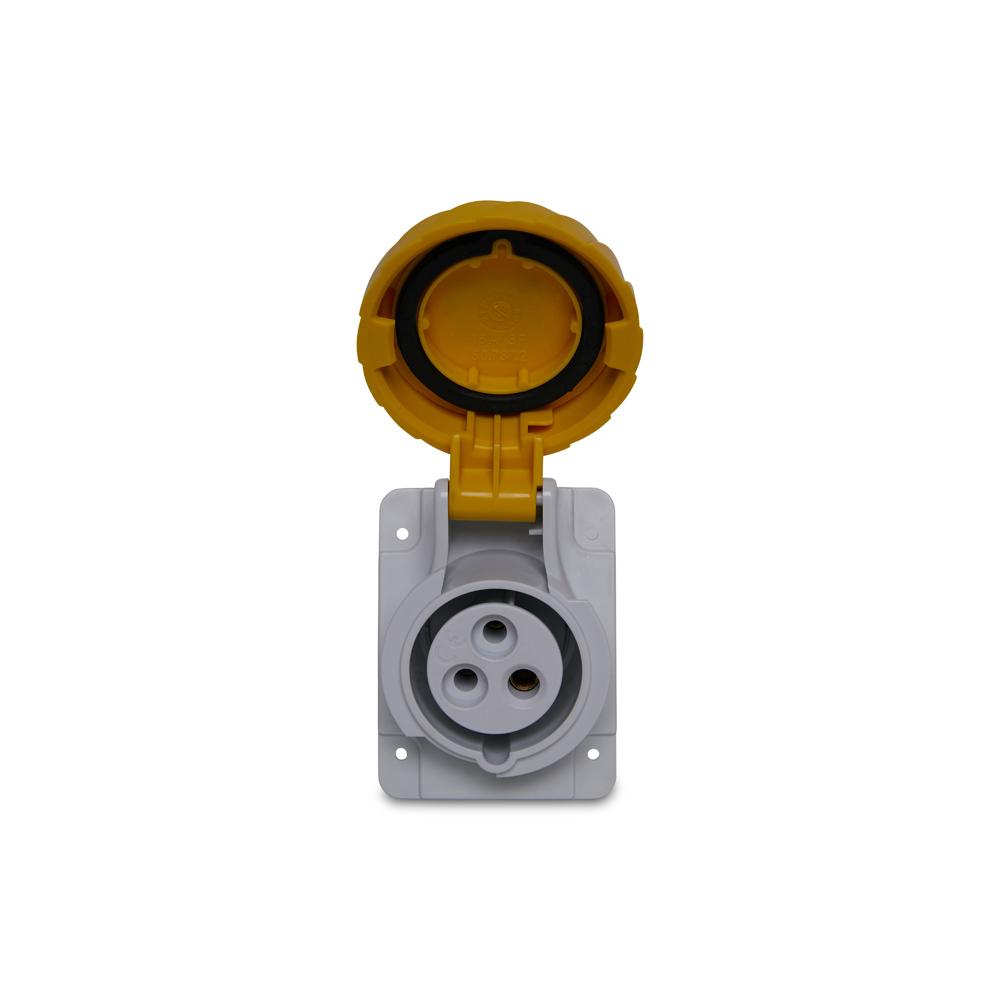 Tom Ang Quasar 2P+T 16A 110/130V 4H Am Ip67 Steck Qua3044