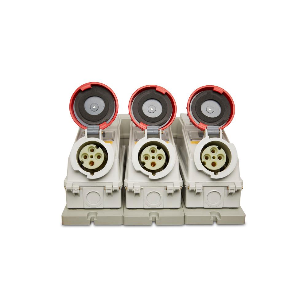 Conj Bq Mecan Surelock 3P+T 32A 380/440V 6H Trip Steck S63300006