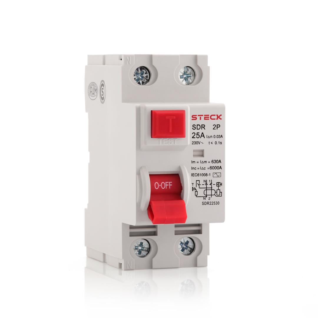 Interruptor Diferencial 2P 100A 30Ma 230V Steck Sdr2100003