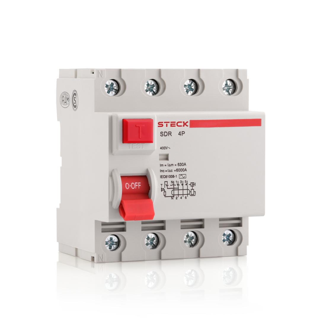 Interruptor Diferencial 4P 100A 300Ma Steck Sdr410003